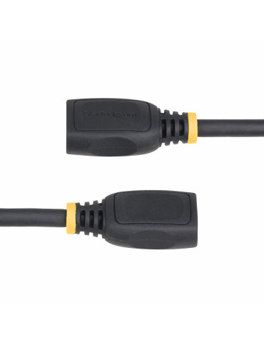 StarTech.com 0,5 m HDMI 2.0-förlängningskabel, HDMI-portskyddskabel med hög hastighet, 4K 60 Hz, HDMI-förlängningssladd (hane