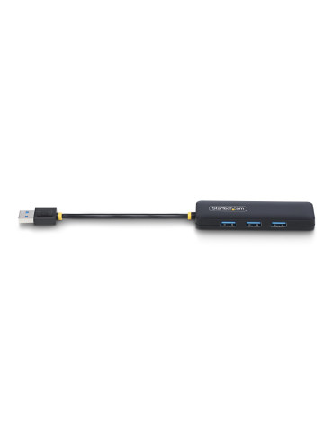 StarTech.com H5A4A-USB-HUB keskitin USB 3.2 Gen 1 (3.1 Gen 1) Type-A 5000 Mbit s Musta