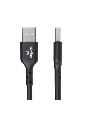 StarTech.com USB2AC4MBKE USB-kaapeli USB 2.0 4 m USB A USB C 0,48 Gbit s Musta