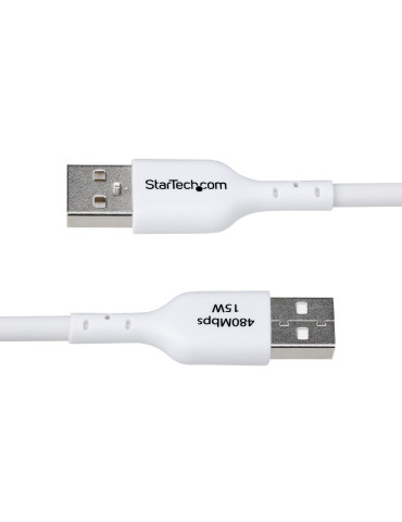 StarTech.com USB2AC3MNCWHE USB cable USB 2.0 118.1" (3 m) USB A USB C 0.48 Gbit s White