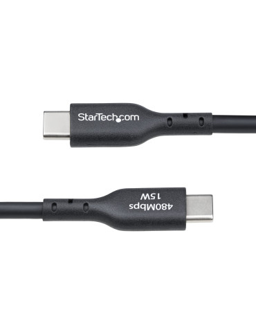 StarTech.com USB2AC3MNC USB cable USB 2.0 118.1" (3 m) USB A USB C 0.48 Gbit s Black