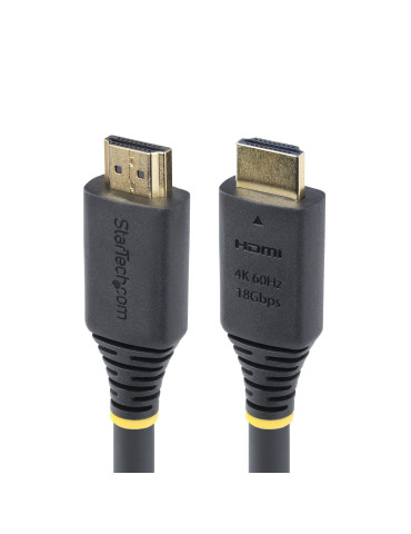 StarTech.com HDMI2-CABLE-4K60-5M HDMI cable 196.9" (5 m) HDMI Type A (Standard) Black