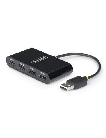 StarTech.com ST4200MINI2-USB-HUB keskitin USB 2.0 480 Mbit s Musta