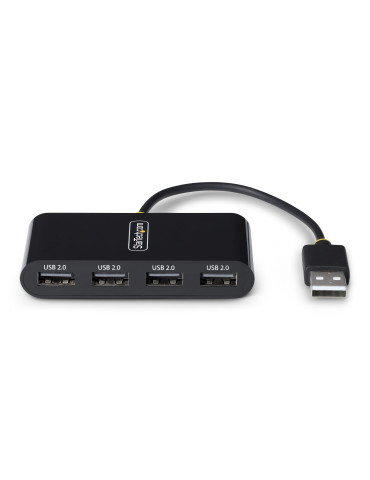 StarTech.com ST4200MINI2-USB-HUB keskitin USB 2.0 480 Mbit s Musta