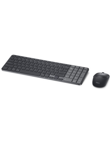DELL Pro 7 KM746 näppäimistö Sisältää hiiren Universaali RF Wireless + Bluetooth QWERTY Pohjoismainen Grafiitti
