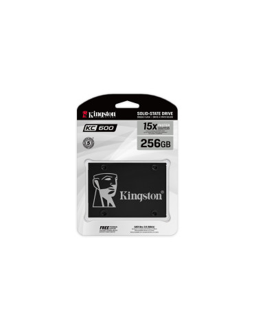 Kingston Technology KC600 256 GB 2.5" Serial ATA III 3D TLC