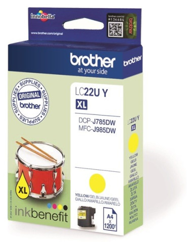 Brother LC22UY ink...