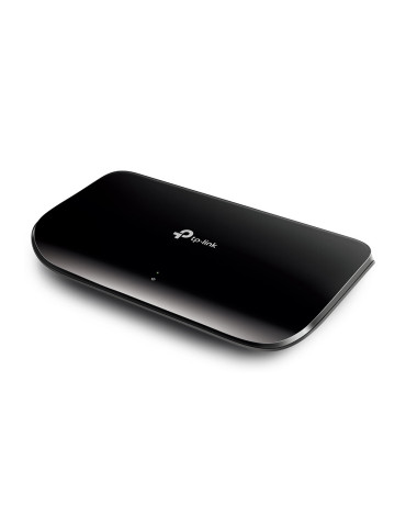 TP-Link TL-SG1008D Ohanterad Gigabit Ethernet (10 100 1000) Svart