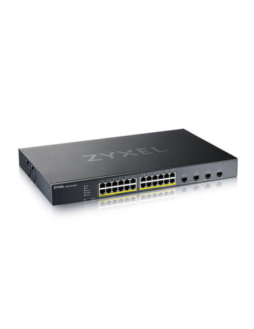Zyxel XGS1935-28HP hanterad L3 Gigabit Ethernet (10 100 1000) Strömförsörjning via Ethernet (PoE) stöd
