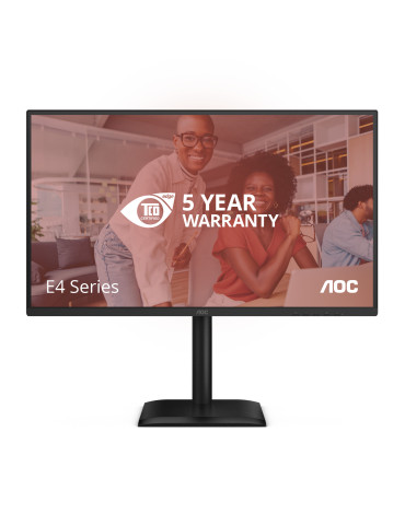 AOC E4 Q27E4U computer monitor 27" 2560 x 1440 pixels Quad HD LED Black