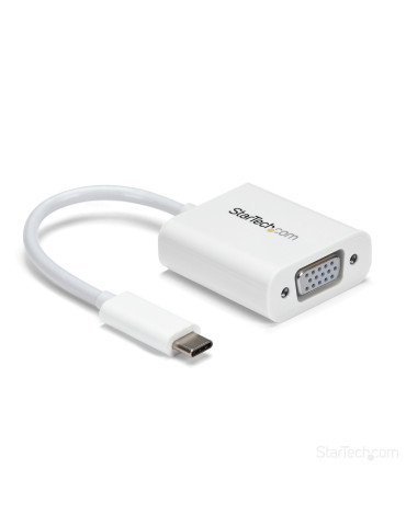 StarTech.com CDP2VGAW USB graphics adapter 1920 x 1200 pixels White