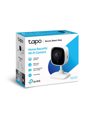 TP-Link Tapo C100 Kuutio IP-turvakamera Sisätila 1920 x 1080 pikseliä