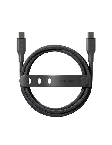 PanzerGlass empower™ by ® Racing 240W USB-C to USB-C Cable | USB 2.0 | 2M | Space Black USB cable