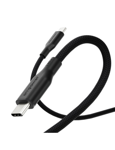 PanzerGlass empower™ by ® Racing 240W USB-C to USB-C Cable | USB 2.0 | 2M | Space Black USB cable