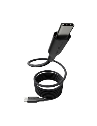 PanzerGlass empower™ by ® Magnetic 240W USB-C to USB-C Cable | USB 2.0 | 1.5M | Space Black USB cable 59.1" (1.5 m) Transparent