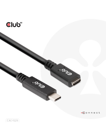CLUB3D CAC-1529 USB-kaapeli USB 3.2 Gen 1 (3.1 Gen 1) 2 m USB C 5 Gbit s 60 W Musta
