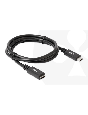 CLUB3D CAC-1531 USB cable 39.4" (1 m) USB C 2 x USB C 5 Gbit s 60 W Black