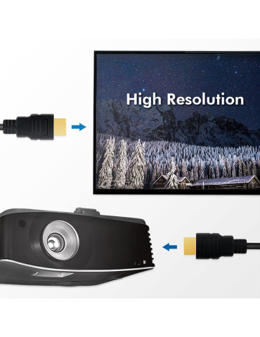 LogiLink CH0080 HDMI cable 196.9" (5 m) HDMI Type A (Standard) Black