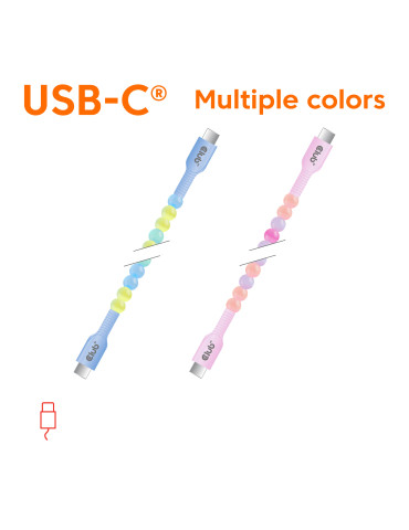 CLUB3D CAC-3011 USB-kablar 2 m USB C 0,48 Gbit s 60 W Blå, Grön