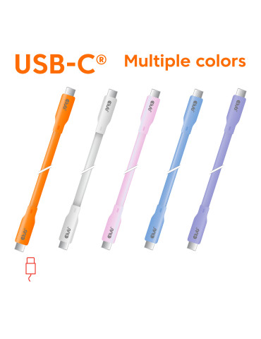 CLUB3D USB C cable orange
