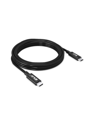 CLUB3D USB4 Gen3x2 Type-C Bi-Directional Cable 8K60Hz or 4K120Hz, Data 40Gbps, PD 240W(48V 5A) EPR M M 3m   9.84ft