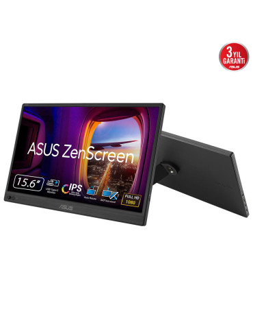 ASUS ZenScreen MB169CK tietokoneen litteä näyttö 39,6 cm (15.6") 1920 x 1080 pikseliä Full HD LCD Musta