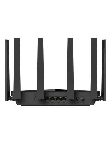 Cudy WR11000 trådlös router 2.5 Gigabit Ethernet Triband (2,4 GHz 5 GHz 6 GHz) Svart