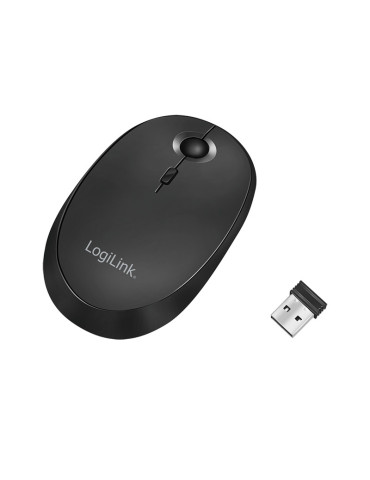 LogiLink ID0204 datormöss Kontor Ambidextrous Trådlös RF + Bluetooth 1600 DPI