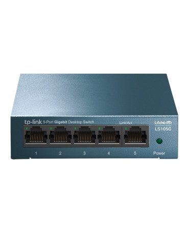 TP-Link LS105G Ohanterad Gigabit Ethernet (10 100 1000) Blå