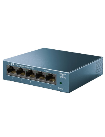 TP-Link LS105G Ohanterad Gigabit Ethernet (10 100 1000) Blå