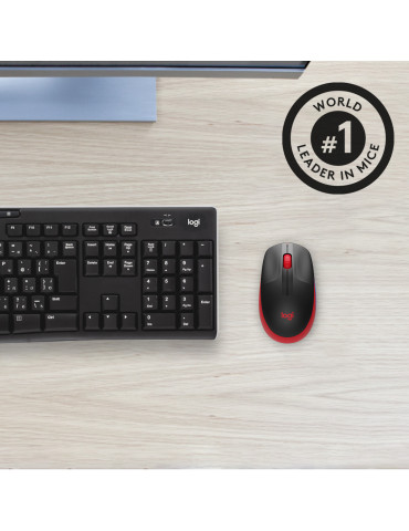 Logitech M190 mouse Office Ambidextrous RF Wireless Optical 1000 DPI
