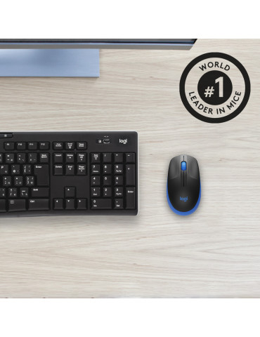 Logitech M190 mouse Office Ambidextrous RF Wireless Optical 1000 DPI
