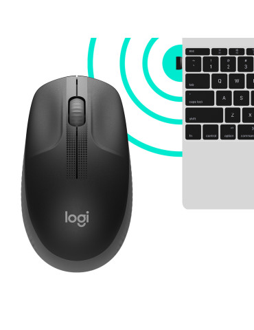 Logitech M190 mouse Office Ambidextrous RF Wireless Optical 1000 DPI