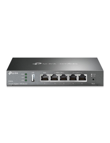 TP-Link Omada ER605 kabelansluten router Gigabit Ethernet Svart