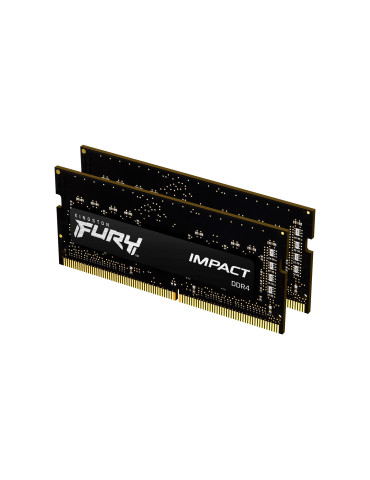 Kingston Technology FURY 32 Gt 3200 MT s DDR4 CL20 SODIMM (2 kpl n pakkaus) Impact