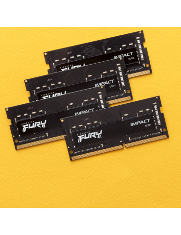 Kingston Technology FURY 32 Gt 3200 MT s DDR4 CL20 SODIMM (2 kpl n pakkaus) Impact