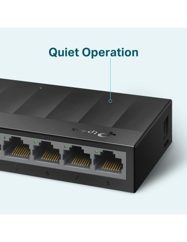 TP-Link LS1008G Unmanaged Gigabit Ethernet (10 100 1000) Black