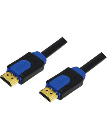 LogiLink CHB1103 HDMI-kabel 3 m HDMI Typ A (standard) Svart, Blå