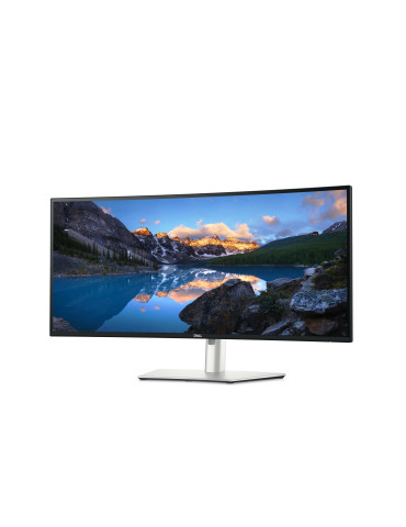DELL UltraSharp U3425WE platta pc-skärmar 86,7 cm (34.1") 3440 x 1440 pixlar Wide Quad HD LCD Svart, Silver