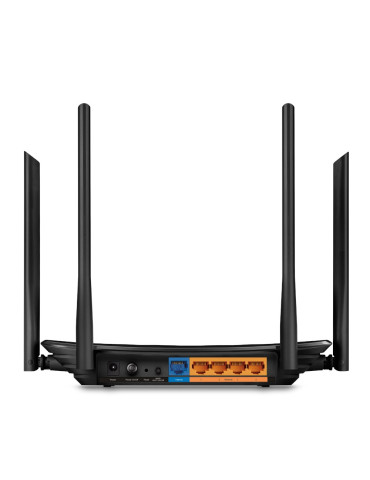 TP-Link AC1200 langaton reititin Gigabitti Ethernet Kaksitaajuus (2,4 GHz 5 GHz) Musta