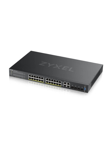 Zyxel GS2220-28HP-EU0101F network switch Managed L2 Gigabit Ethernet (10 100 1000) Power over Ethernet (PoE) Black