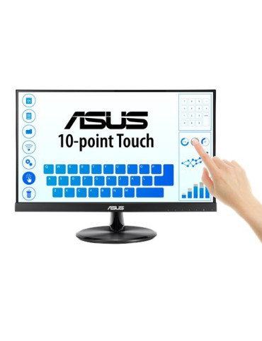ASUS VT229H tietokoneen litteä näyttö 54,6 cm (21.5") 1920 x 1080 pikseliä Full HD LED Kosketusnäyttö Musta