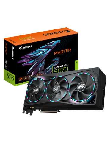 GIGABYTE AORUS GeForce RTX 5070 MASTER 12G NVIDIA 12 GB GDDR7