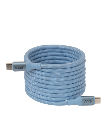 CLUB3D CAC-3030 USB-kaapeli 2 m USB C 0,48 Gbit s 240 W Sininen