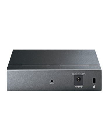 TP-Link TL-SG105PE verkkokytkin Hallittu L2 Gigabit Ethernet (10 100 1000) Power over Ethernet -tuki Musta