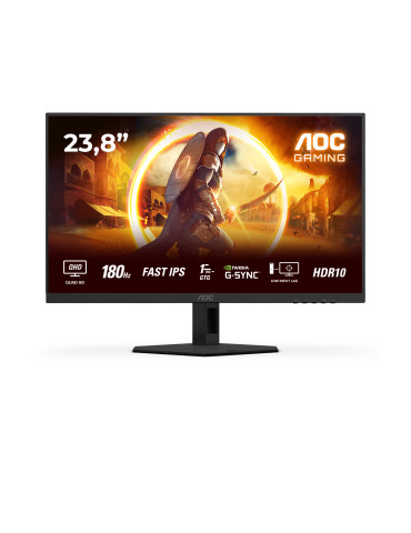 AOC G4 Q24G4RE computer monitor 23.8" 2560 x 1440 pixels Quad HD LED Black, Red