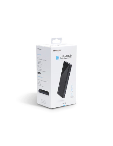 TP-Link UH720 interface hub USB 3.2 Gen 1 (3.1 Gen 1) Micro-B 5000 Mbit s Black