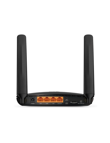 TP-Link Archer MR200 langaton reititin Nopea Ethernet Kaksitaajuus (2,4 GHz 5 GHz) 4G Musta