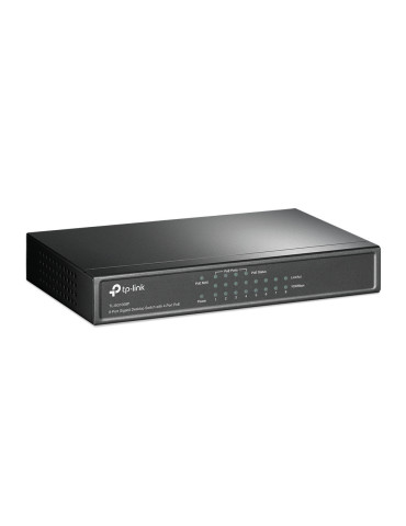 TP-Link TL-SG1008P network switch Unmanaged Gigabit Ethernet (10 100 1000) Power over Ethernet (PoE) Hazelnut