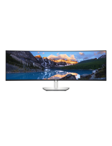 DELL UltraSharp U4924DW computer monitor 49" 5120 x 1440 pixels 5K Ultra HD LCD Black, Silver